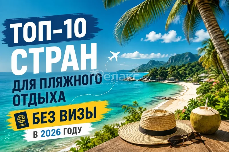 Топ-10 стран для пляжного отдыха без визы в 2026 году - Турагентство Релакс Тур Городец