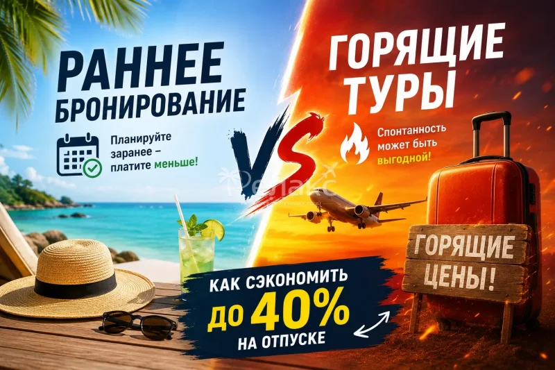 Раннее бронирование vs Горящие туры: Как сэкономить до 40% на отпуске - Турагентство Релакс Тур Городец
